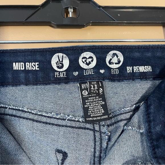 Rewash Navy Distressed Cropped Jeans Size 11 Jeans Bundle Deal! See description - Picture 5 of 7